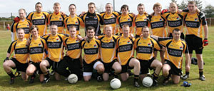 Laochra Loch Lao team, who lifted the inaugural Oliver Kelly Cup, the late Belfast Solicitor Oliver was heavily involved in Gaelic sports and worked passionately for the Antrim County Board over a long period of years, he was a true Antrim Gael