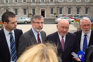Pearse+Doherty,+Gerry+Adams,+Caoimhghín+Ó+Caoláin+and+Martin+Ferris