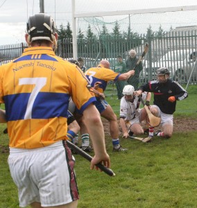 goalmouth scramble